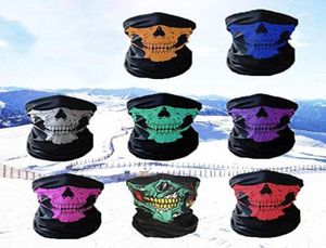 Skull Bandana Cycling Dust Protect Mask Autumn Winter Bodband Scarf Neck Face Mask Headwear Outdoor Cycling Mask Accessories2070607