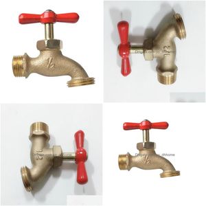 Laundry Utility Faucets Brass Faucet Washing Hine Household Quick Opening Garden Water Pipe Joint 1/2 Drop Delivery Home Showers Ac Dhvf1