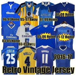 CFC Drogba 2011 Torres Retro piłka nożna Lampard 11 12 13 Final 96 97 99 82 85 87 89 90 Koszulka piłkarska Vintage Crespo Classic 03 05 06 Cole Zola Viallli 07 08 09