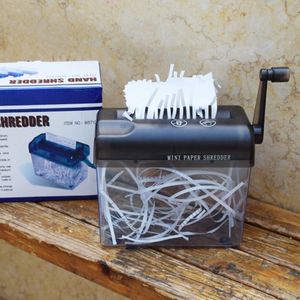 Mini Manual Shredder Portable A6 Hand Paper Cutting Stripcut Machine Office Teaching Supplies Durable Cutter y240102