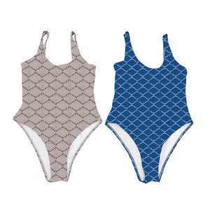 Letter Print One Piece Swimwear Classic Designer Backless Swim Bikinis Quick Dry Padded Slim Swimsuit Vacation Bathing Suit