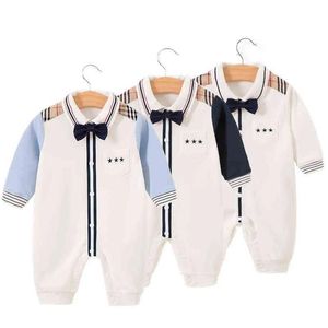 Rompers Brand Basby BABY PMPER GOPSUIT NUOVO BORNO BAY COSTRI PLAID OTHE ABBIGLIAMENTI VICI INFANT TEDDLER FALL BABINA COSNE G220510