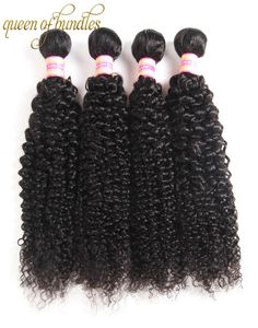 Brazylijskie kręcone dziewicze włosy 34 szt. Brazylijskie kręcone splot ludzkie włosy Bundles Byhemian Curly Hair Sew Weft5986946