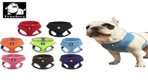 TrueLove Puppy Cat Pet Dog Harness Breateableメッシュナイロンドッグハーネスストラップソフトウォークベストコラー