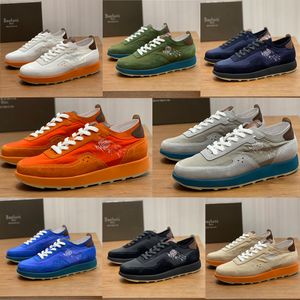 berluti sombra tênis sapatos berluti qualidade superior dos homens casual genuíno bordado clássico tênis mocassins casual luxo plataforma formadores