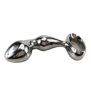 Oyuncak 260g Dia 32mm NJoy Prostat Eğlenceli GSPOT KROME KAPLAMA METAL ANAL ANAL HOOK POIL FIGE WORX LUV Fişi Yetişkin Seks Masaj Ürünleri Y1910