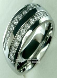 Hans män rostfritt stål fast ringband bröllopsengagemang ringstorlek från 8 9 10 11 12 13 14 159553511