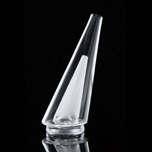 Clear Puffco Peak Pro Glass Ersättningsrök Dab Rig Water Pipes Hookah Bongs rökningstillbehör