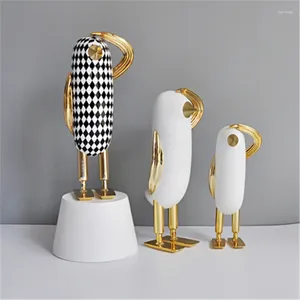 Party Supplies S GIFT NORDIC STYLE HOPE BIRD SALUTE STATUE CREATIVE RESIN MODERN ANIMALS SCULPTUREroom Art