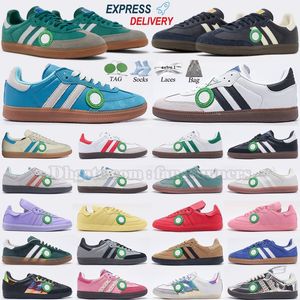 Sapato de grife handball vintage treinadores speziais esportivos e ricos em Gales Bonner Sier Black Goma Leopard Pony Vegan OG Adimático Indoor Bold Bermuda Sneakers