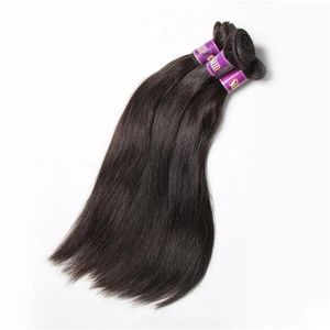 Väv malaysiska jungfruliga rakt hår Remy Irina 100% obearbetat Remy Human Hair Weaves 6st/mycket 7A hårvävning DHL gratis frakt