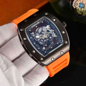 환상적인 디자이너 기계식 R I C H A R D Luxury Superclone Male Wristwatches RM055 OQUE AAA 자동 이동 방수 시계 안티 스크래치 Sapphire Mirror R3EY