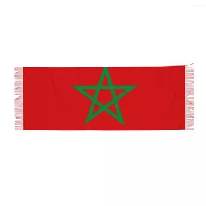 الأوشحة الشتاء شرابة وشاح العلم من المغرب نساء الكشمير الرقبة رأس الدفء الباشمينا سيدة شال التفاف باندانا