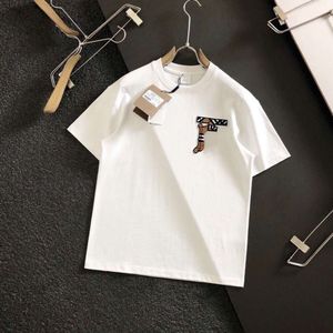 Moda Homens Camiseta Designer Camisetas Mens Mulheres Carta Impressão T-shirt Casual Solto Cor Sólida Manga Curta Top Redondo Pescoço Pulôver Algodão Tamanho Grande Tee