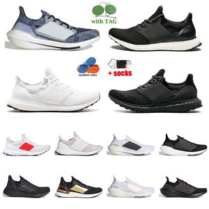 Projektant Ultarboost 19 Buty do biegania Ultra 4.0 Triple White Night Flash Ash Peach Pokaż swoje paski cukierki trzcinowe Ultraboosts Tennis Treaker