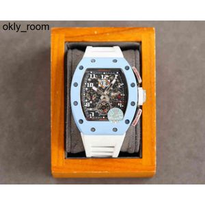 Superclone Richar Millers Automatyczne zegarek dla mężczyzn Chronograf Watche Nowe chronograf mechaniczny nadgarstek RM1103 Data Luksusowe mechaniki mechaniczne MI GC
