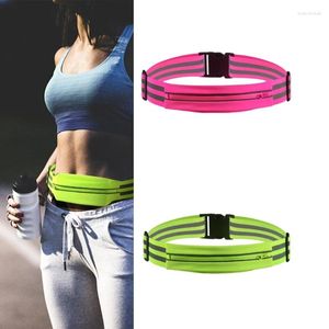 Cinture Tasca portaoggetti riflettente per cintura in vita I bracciali garantiscono la tua sicurezza durante il jogging H7EF