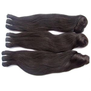 WEFTS FATYSister Fair Factory sprawi, że zamówienia podwójnie narysuj popularne proste luźne fali Włosy Virgin Remy Hair Natural Kolor 3pcs 30