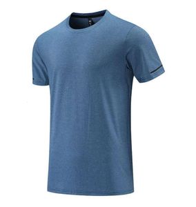 LL-R661 Men Yoga outfit Gym T Shirt träning Fitness Wearwear Training Basketball Running Ice Silk Shirts Outdoor Tops Kort ärm elastisk andningsbar465