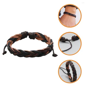 Braccialetti con ciondoli Bracciale per uomo Stringa intrecciata Regali regalo per fidanzato Uomo