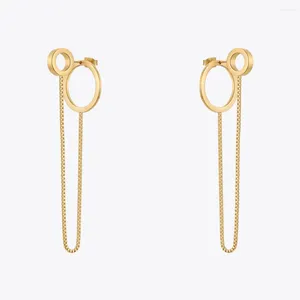 Dangle Earrings Enfashion Donuts Drop for Women Christmas in Elings Mashion Jewelry 2024 Aretes Stainless Steel Aretes de Mujer E221439