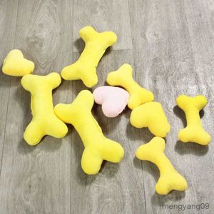 Brinquedos para cães mastiga osso bonito mordida de cachorro som interativo companheiro brinquedo para animais de estimação suprimentos filhote de cachorro mastigar molares brinquedo acessórios para cães limpeza de dentes para cães