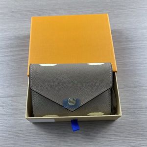 Designer Bag Leather Mens Money Clip Designer Wallet Womens Coin Purses Card Holder High Quality With Original Box 80086