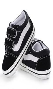 Baby First Walkers Buty Buty nowonarodzone dziewczynka chłopiec miękki podeszwy but przeciw wsuwki Treaker Treaker Treaker Prewalker Black White 018M1426517