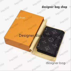 Designer Bag 2023 Classic Men Women Mini Small Card Holder Wallet Högkvalitativt kreditkortshållare Slim Bank Cardholder With Box Dustbag