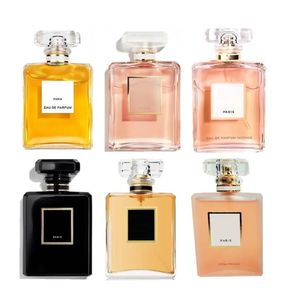 شركة Luxury Co.co 100ml للعطر للنساء أعلى جودة طويلة وقت طويل الزمن يدوم رائحة جيدة رائحة الرش سفينة سريعة