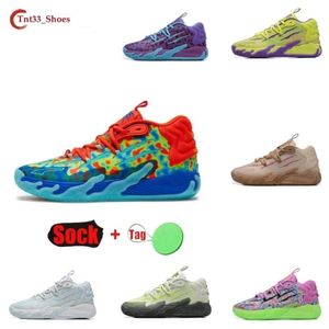 MB.03 Lemelo Ball Basketballschuhe Rick und Morty Air Cushion Langable Antiskidding Trainer Rock Ridge Red Blast Queen City Buzz