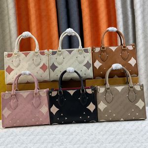 the tote bags 2pcs/set women handbags embossed flower shoulder bags high quality shoulder bags luxury crossbody bags with coin purse tote handbags small shopping bag