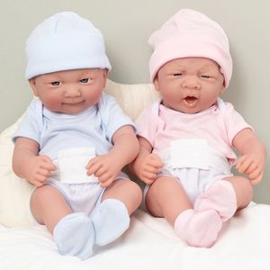 35CM 14inch Baby Dolls Cute Soft Silicone Reborn Doll Toys For Children Girls Gifts Lifelike Full Body Girl 240104