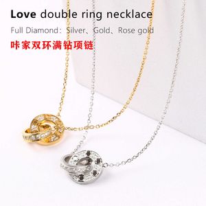 Designer Screw Pendant Necklace Love Series Luxury Jewelrys Carer Original Trendy 18K Gold Diamond for Women Men Necklace Silver Jewelry Necklaces 0YYU