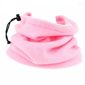 Scarves Polar Fleece Neck Tube Scarf Winter Ear Warmer Fishing Skating Running Sport Adjustable Collar Neckerchief Cycling He