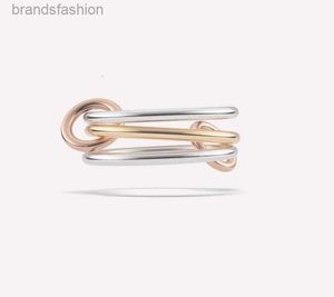 Кольца Spinelli Kilcollin, брендовое дизайнерское новое ювелирное кольцо из стерлингового серебра, кольцо Sier Raneth Stack
