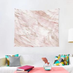 Tapestries Pink Marble - Rose Gold Accents Tapestry Hanging Wall Decorations For Your Bedroom Room Decor Korean Style