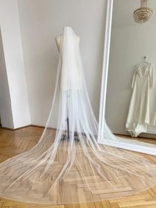 Veli da sposa Velo da sposa con bordi di perle Parole ricamate su misura Fard Cattedrale Frasi con cuori di perle lunghe