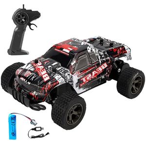 RC Monster Truck High Speed OffRoad Crawler Drift Radio Controlled Buggy 120 Scale Rally Remote Control Car Kid Toys For Boys 240104