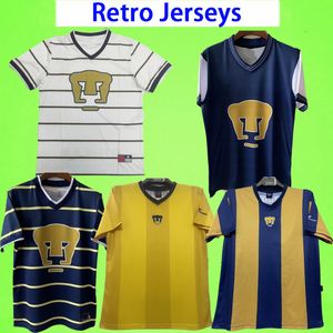 1997 1998 2000 2001 2002 Retro Mexican Football Club UNAM lion soccer jerseys mens home away 97 98 00 01 02 Vintage America football shirt LIGA MX Cougar DHL