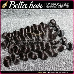 Wątki luźne głębokie lokali afffinickie dziewicze Włosy przedłużanie 1 pakiet Human Hair Pro sprzedawca 8a Nowy Jork 834 Long Inch