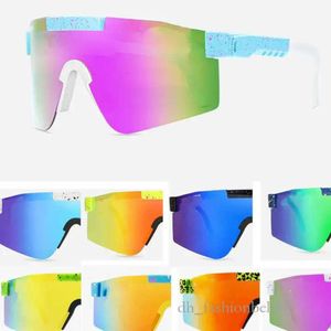 2023 Originalgropar Vipers Sport Google TR90 Polariserade solglasögon för män/kvinnor utomhus vindtäta glasögon 100% UV -speglade linsgåva48