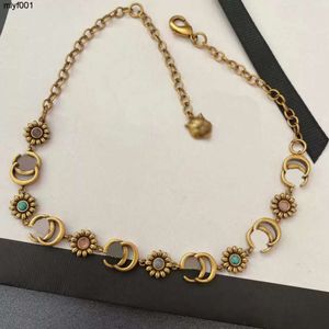 Pendant Necklaces 18k Gold Plated Brass Copper Designer Necklaces Choker Chain G-letter Pendants Fashion Womens Necklace Wedding Jewelry Accessories