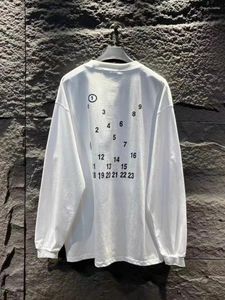 Herrtröjor mmsix kvinnors tröja koreanska mode digitala logotyp trycker ren bomullsavdrag för långa ärmar för män kvinnor hoodie