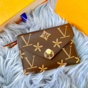 Designer Coin Purses Luxury Bag For Woman Leather Wallet Präglat kortfodral Mens Cardholder M41938 Nyckelplånböcker Cool Purse Victorine Coin Pouch med Box Change Bag