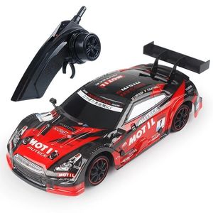 Carro RC GTRLexus 4WD Drift Racing Car 2.4G Off Road Rádio Controle Remoto Veículo Campeonato Handle Electronic Car Hobby Toys 240103