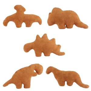 Niedliches Dino-Chicken-Nugget-Plüschtier, 30 cm, weiches Dinosaurier-Chicken-Nuggets-Plüschtier, Kissenpuppe für Geburtstagsgeschenke, Zuhause, Party-Dekorationen