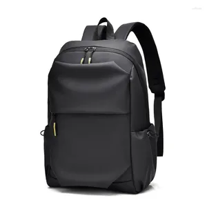 Backpack Leather Film Men's Water-repellent Commuter Large-capacity Student Schoolbag