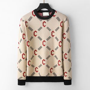 Moda Sweater Erkek Külot Tasarımcı Örgü Mürettebat Boyun Uzun Kollu Kazak Sıradan Sweatshirt Monogram Hoodie Asya Boyut M-3XL JM31