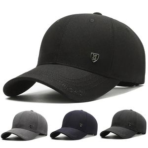 Высококачественная мужская кепка весна-лето модная регулируемая бейсболка для папы осень Gorras Hombre Casquette черная шляпа 240103